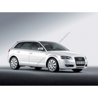 Купить силиконовую тонировку на статике для Audi A3 5d 2004-2012 можно в магазине Тонировка-РФ.ру