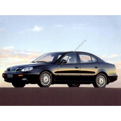 Купить силиконовую тонировку на статике для Daewoo Leganza 1997, седан, 1 поколение, V100 (06.1997 - 12.2002) можно в магазине Тонировка-РФ.ру
