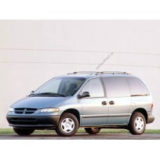 Силиконовая тонировка на статике для Dodge Caravan 3 поколение (02.1995 - 06.2000)