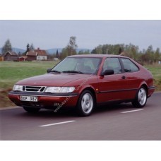 Силиконовая тонировка на статике для Saab 900 2 поколение, 1994–1998
