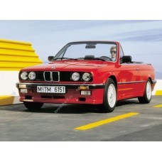 Силиконовая тонировка на статике для BMW 3 кабриолет, 2 поколение, E30 (07.1985 - 04.1993)