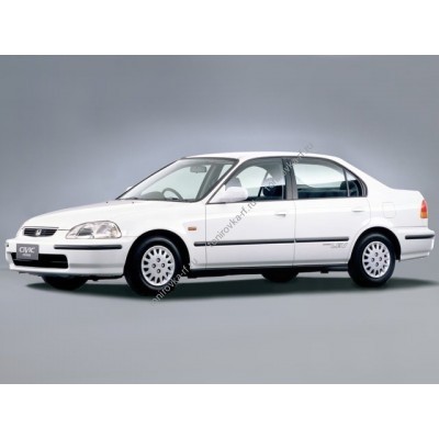Купить силиконовую тонировку на статике для Honda Civic Ferio (EK2) 2 поколение 1995-2000 можно в магазине Тонировка-РФ.ру