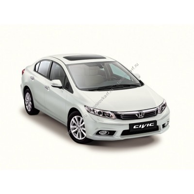 Купить силиконовую тонировку на статике для Honda Civic 2012, седан, 9 поколение, FB (01.2012 - 06.2015) можно в магазине Тонировка-РФ.ру