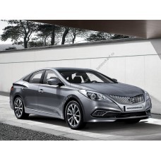 Силиконовая тонировка на статике для Hyundai Grandeur седан, 5 поколение, HG (05.2012 - 07.2015)
