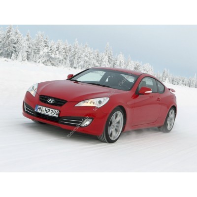 Купить силиконовую тонировку на статике для Hyundai Genesis купе, 1 поколение 09.2009 - 03.2014 можно в магазине Тонировка-РФ.ру