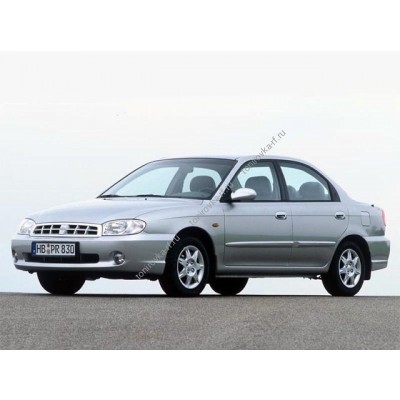 Купить силиконовую тонировку на статике для Kia Sephia седан, 2 поколение (12.1998 - 02.2001) можно в магазине Тонировка-РФ.ру