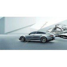 Силиконовая тонировка на статике для Mercedes AMG GT хэтчбек 5 дв., 1 поколение, X290 (03.2018 - н.в.)