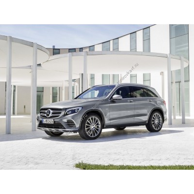 Купить силиконовую тонировку на статике для Mercedes GLC 1 поколение, X253 (06.2015 - н.в.) можно в магазине Тонировка-РФ.ру