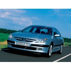 Силиконовая тонировка на статике для Peugeot 607 седан, 1 поколение (10.1999 - 2008)