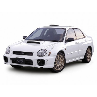 Купить силиконовую тонировку на статике для Subaru Impreza 2 поколение (GG,GD) 2000-2007 можно в магазине Тонировка-РФ.ру