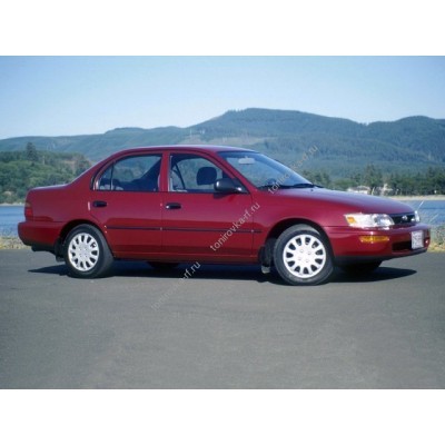 Купить силиконовую тонировку на статике для Toyota Corolla 7 поколение, E100 1991-1995 можно в магазине Тонировка-РФ.ру
