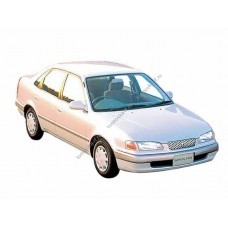 Силиконовая тонировка на статике для Toyota Sprinter 1995-2000 седан, 8 поколение